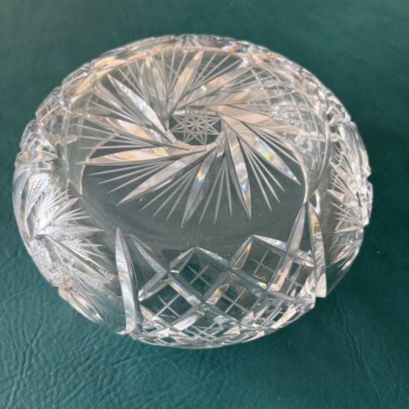 Vintage Birks pinwheel large crystal bowl mint condition - Picture 2 of 8